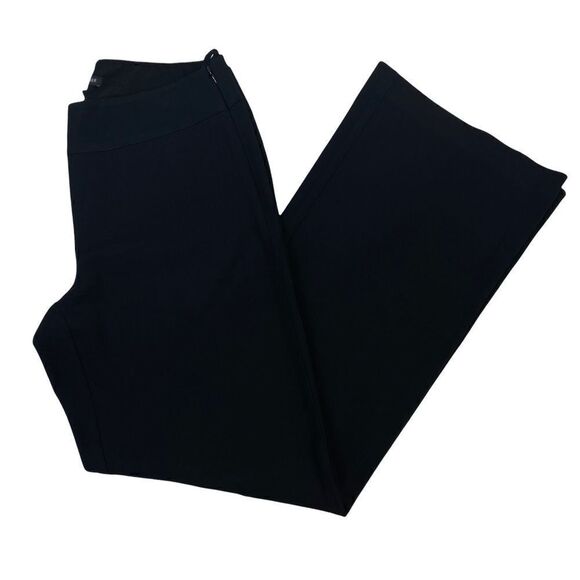 Eileen Fisher Womens Sz XS Black Trousers Waist Side Zip Dress Pants - Picture 1 of 8